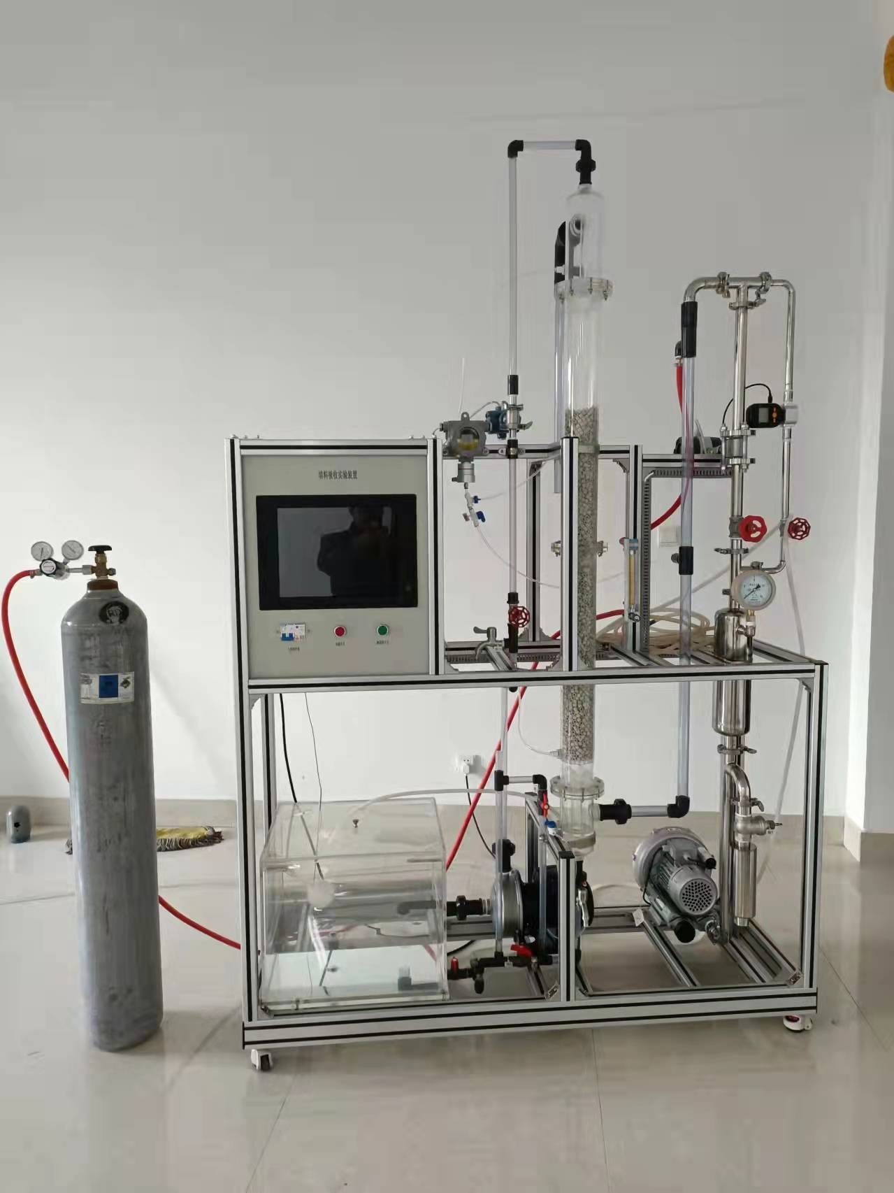 填料吸收实验装置(图2) 填料吸收实验装置