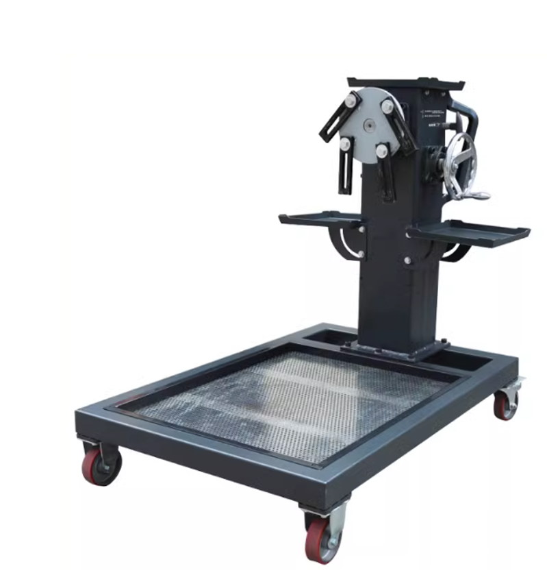 发动机拆检测试实验系统(图2) 10.发动机拆装翻转架