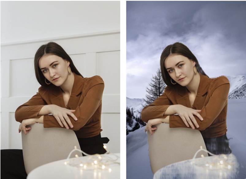 人工智能实验平台(图19) 人像分割与背景替换